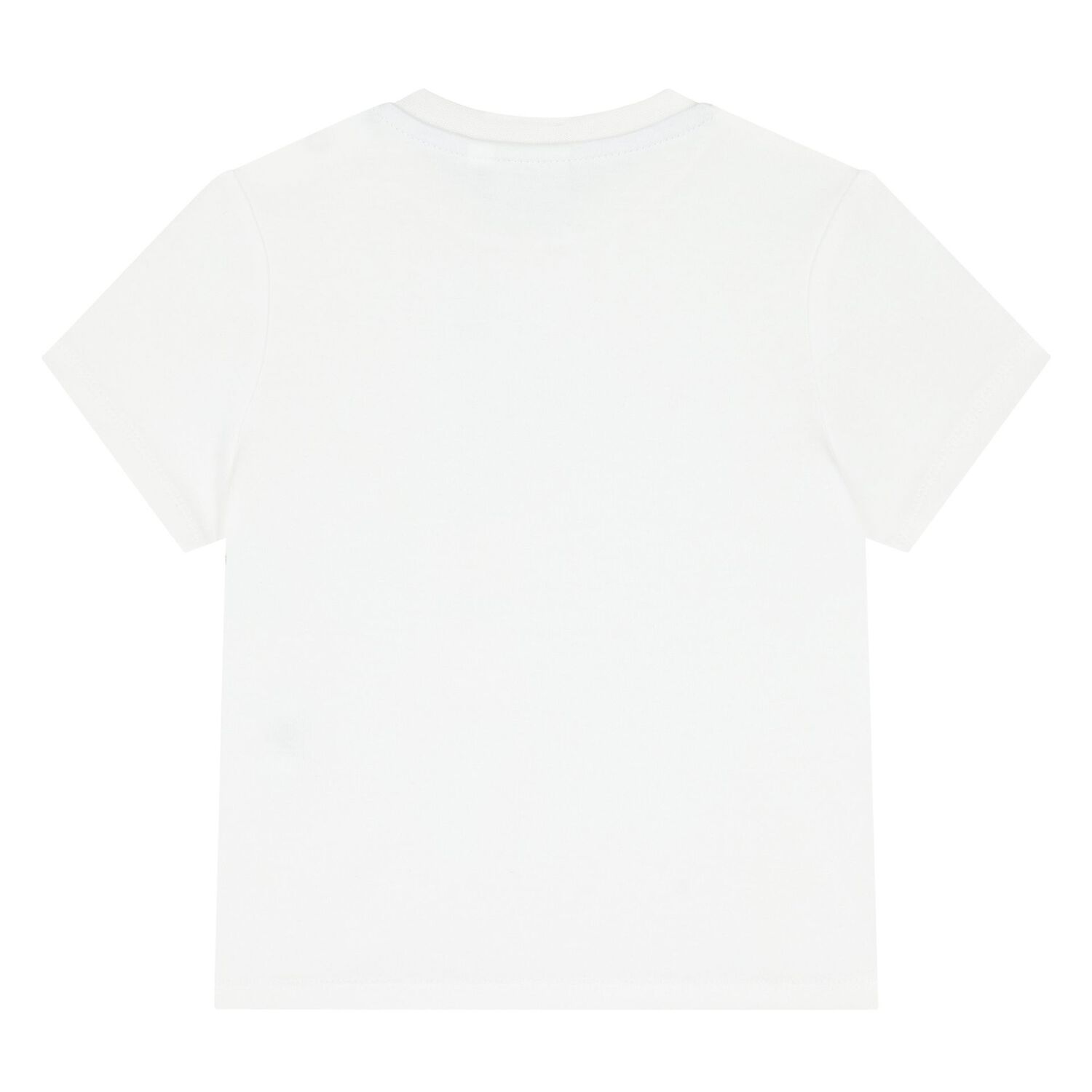 Baby Boys White & Blue Logo Shorts Set, 1, hi-res