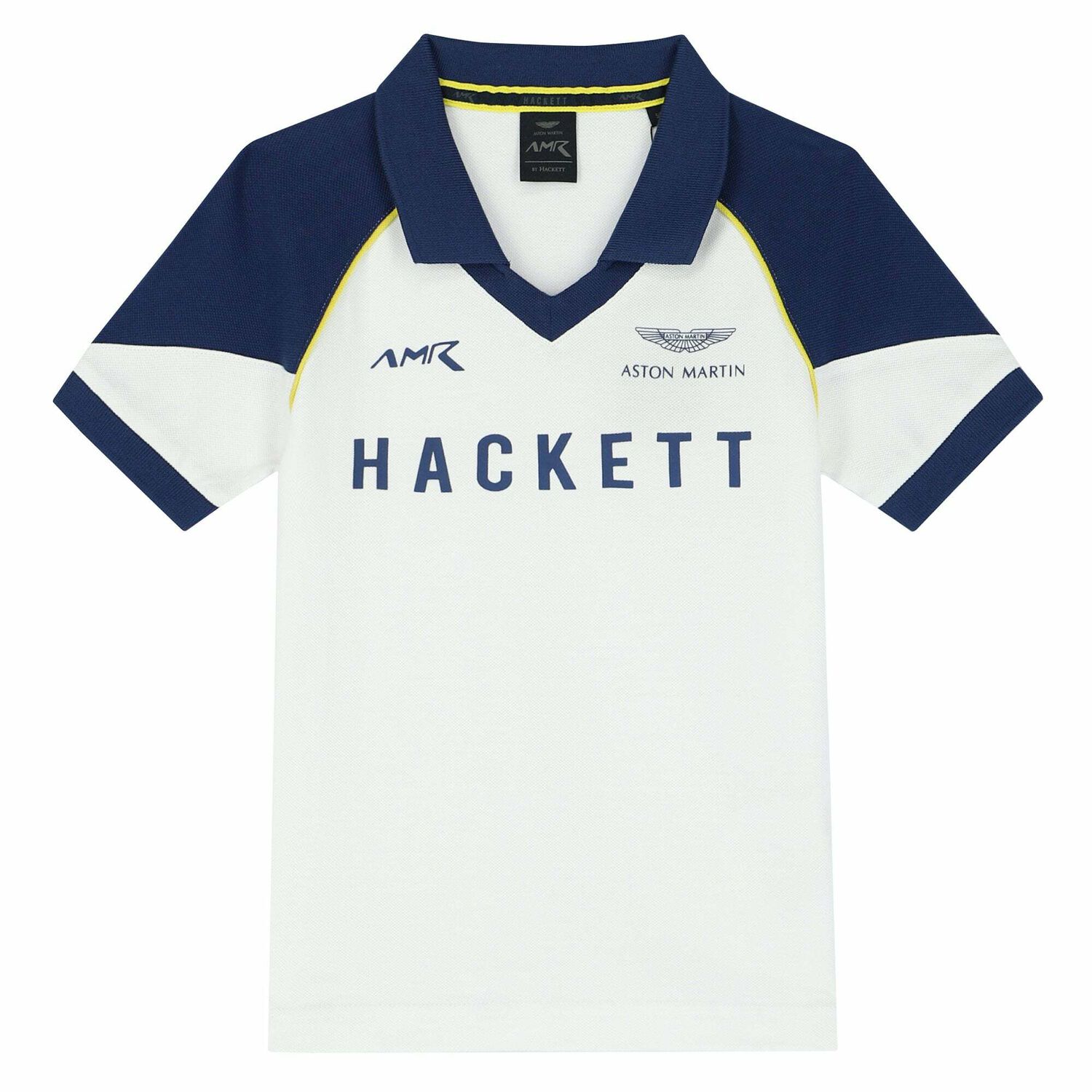 Boys White Logo Polo Shirt, 1, hi-res