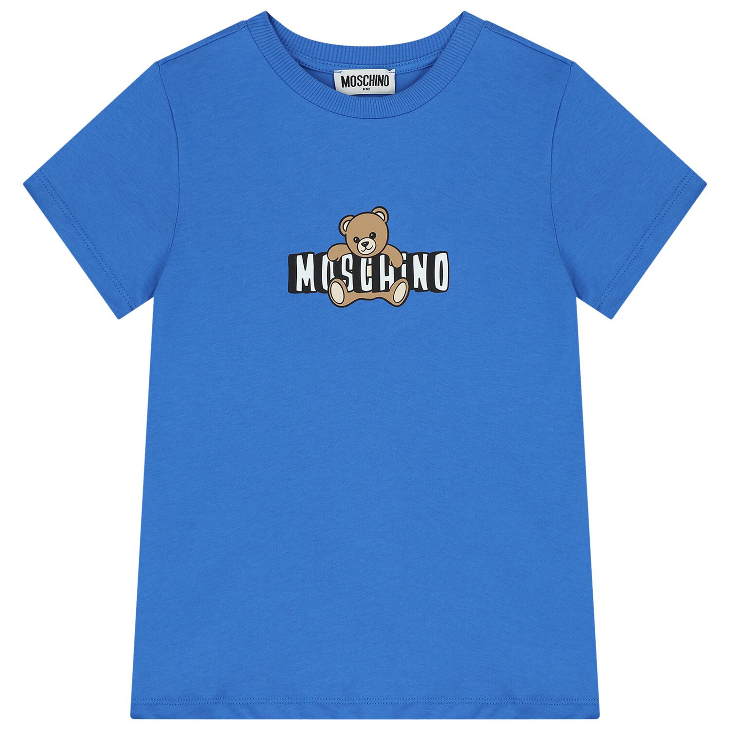 Blue Teddy Bear Logo T-Shirt, 3, hi-res