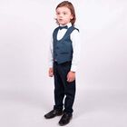Boys Navy & White Suit Set, 1, hi-res