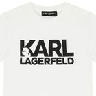 Boys White Logo T-Shirt, 2, hi-res