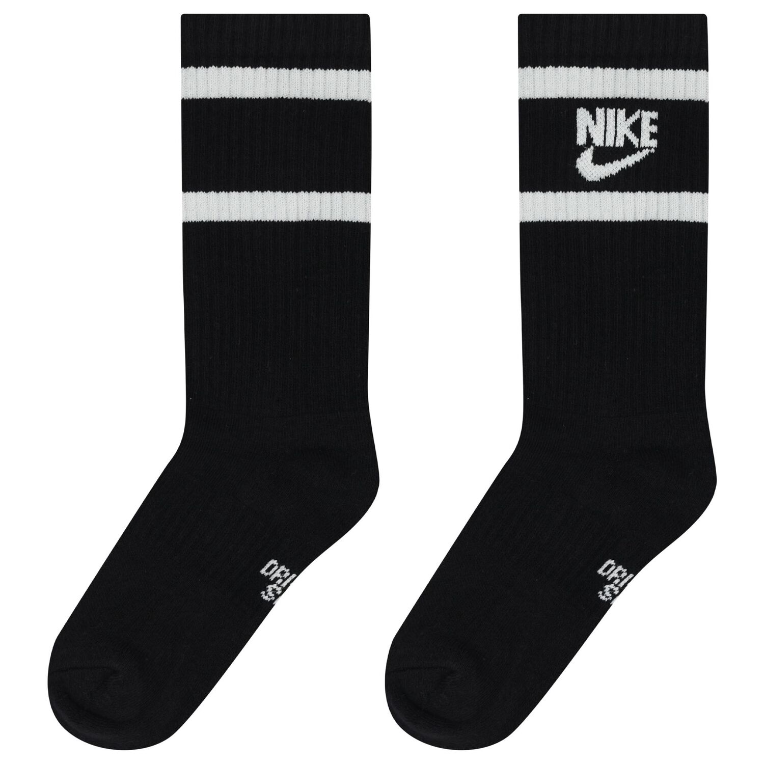 Boys White, Black & Grey Logo Socks ( 6-Pack ), 1, hi-res