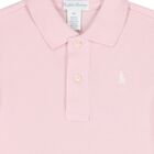 Baby Girls Pink Logo Polo Shirt Gift Set, 1, hi-res