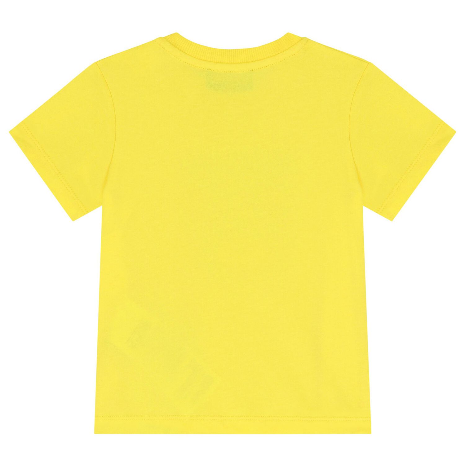 Yellow & White Teddy Bear Logo Shorts Set, 3, hi-res image number null