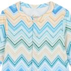 Blue & Yellow Zig Zag Babygrow Set, 1, hi-res