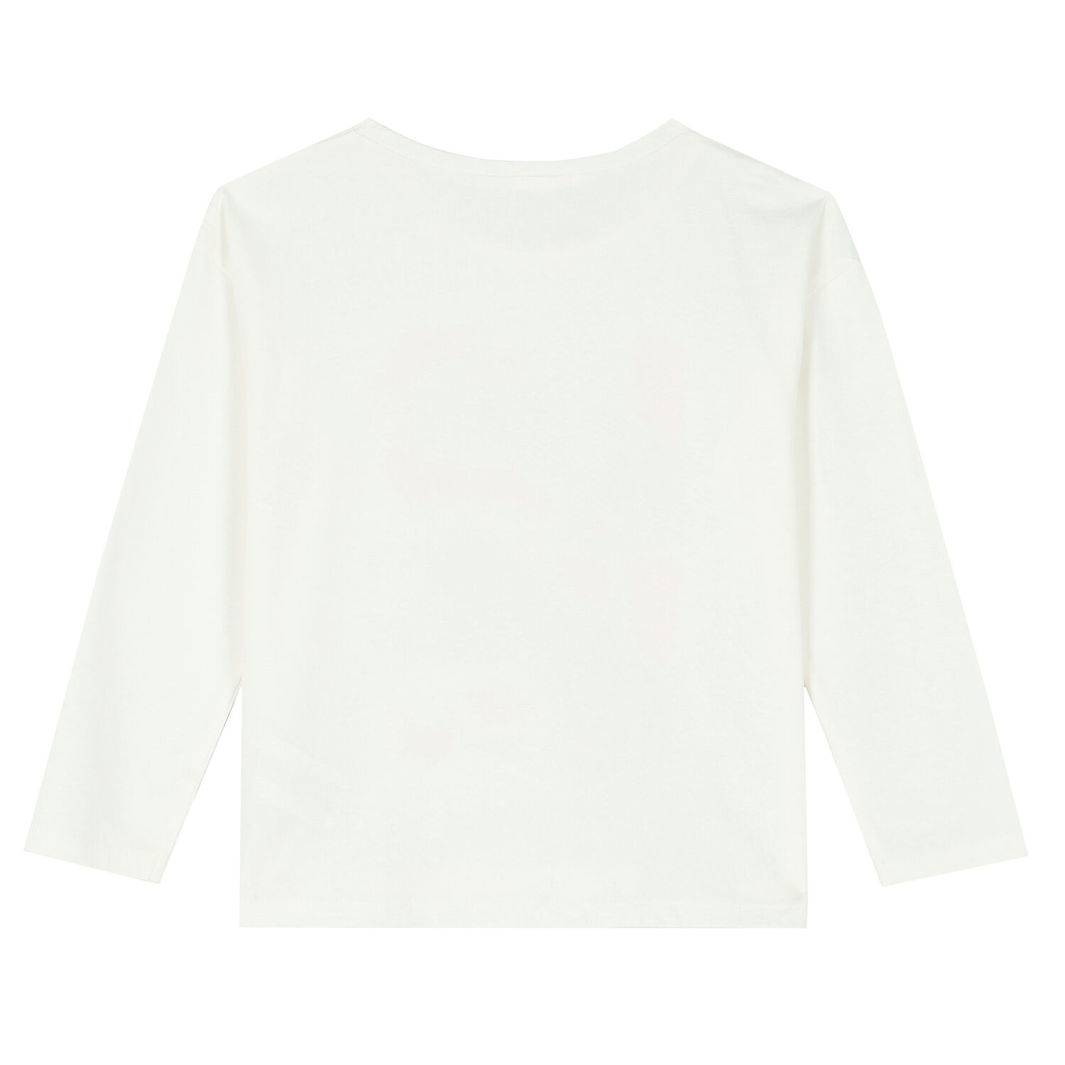 Girls Ivory Unicorn Long Sleeve Top, 1, hi-res