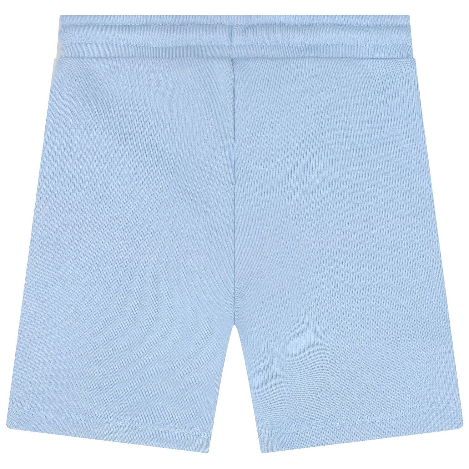 Younger Boys White & Blue Logo Shorts Set, 1, hi-res image number null