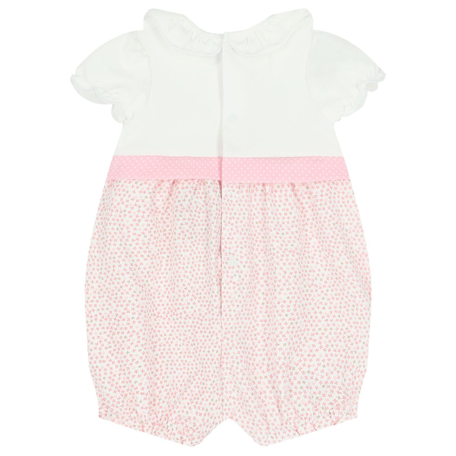 Baby Girls Pink & White Rompers ( 2-Pack ), 1, hi-res