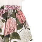 Baby Girls Ivory & Pink Floral Dress Set, 1, hi-res