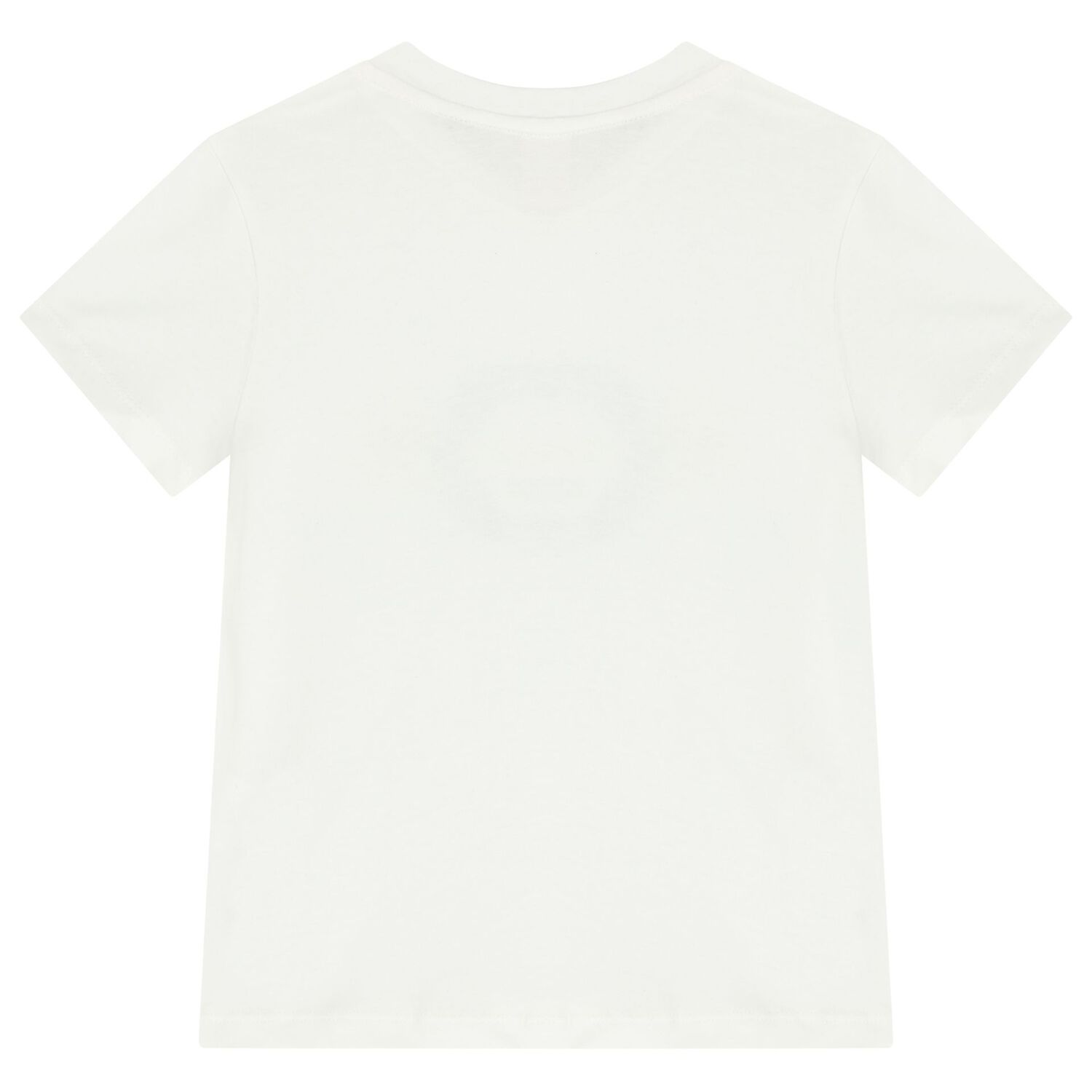 Girls White Logo T-Shirt, 1, hi-res