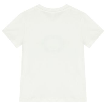Girls White Logo T-Shirt
