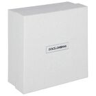 Girls White & Blue Logo Padded Headband, 1, hi-res