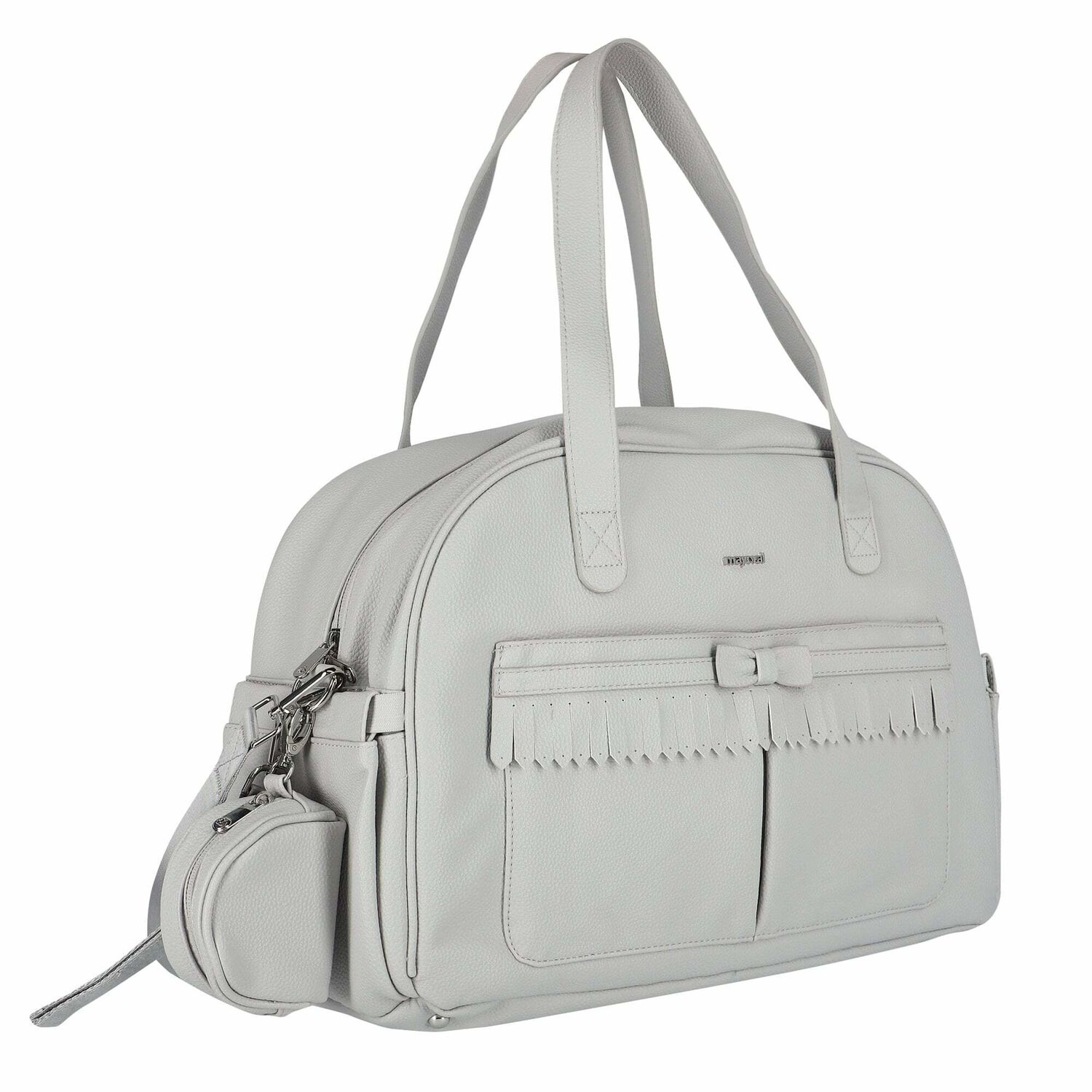 Grey Baby Changing Bag, 1, hi-res
