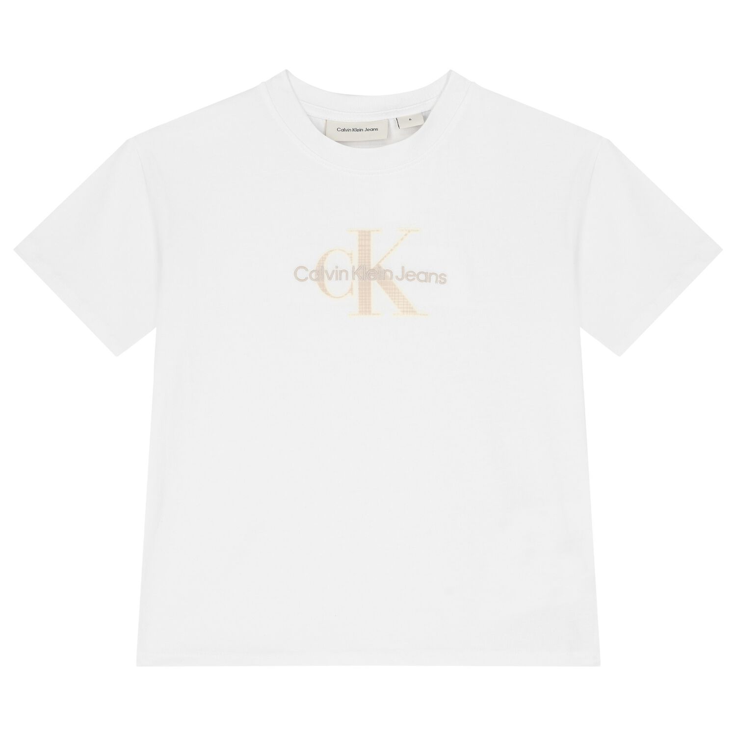 Boys White Logo T-Shirt, 2, hi-res image number null