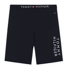 Boys White & Navy Logo Shorts Set, 1, hi-res
