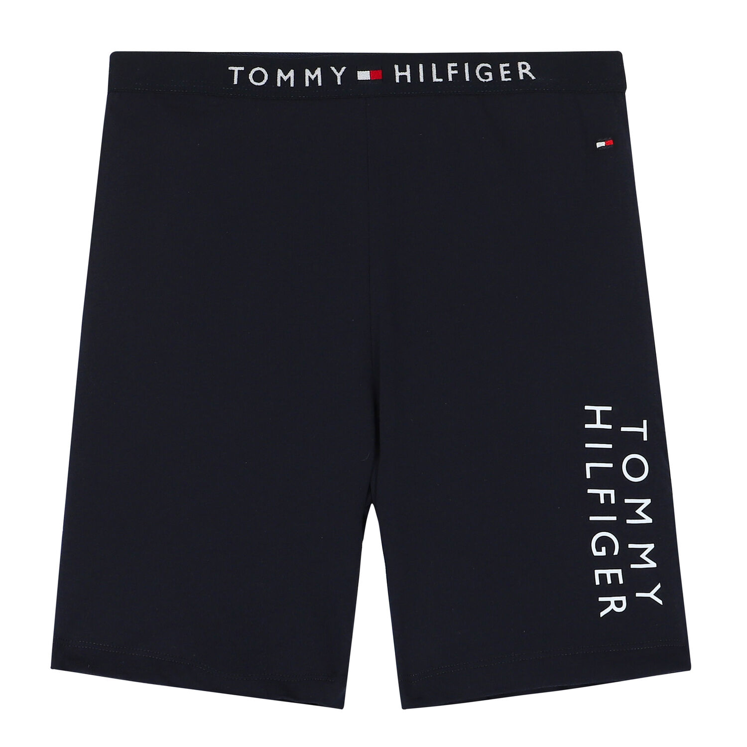 Boys White & Navy Logo Shorts Set, 1, hi-res