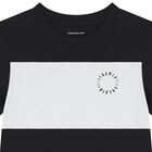 Boys Black Logo T-Shirt, 1, hi-res