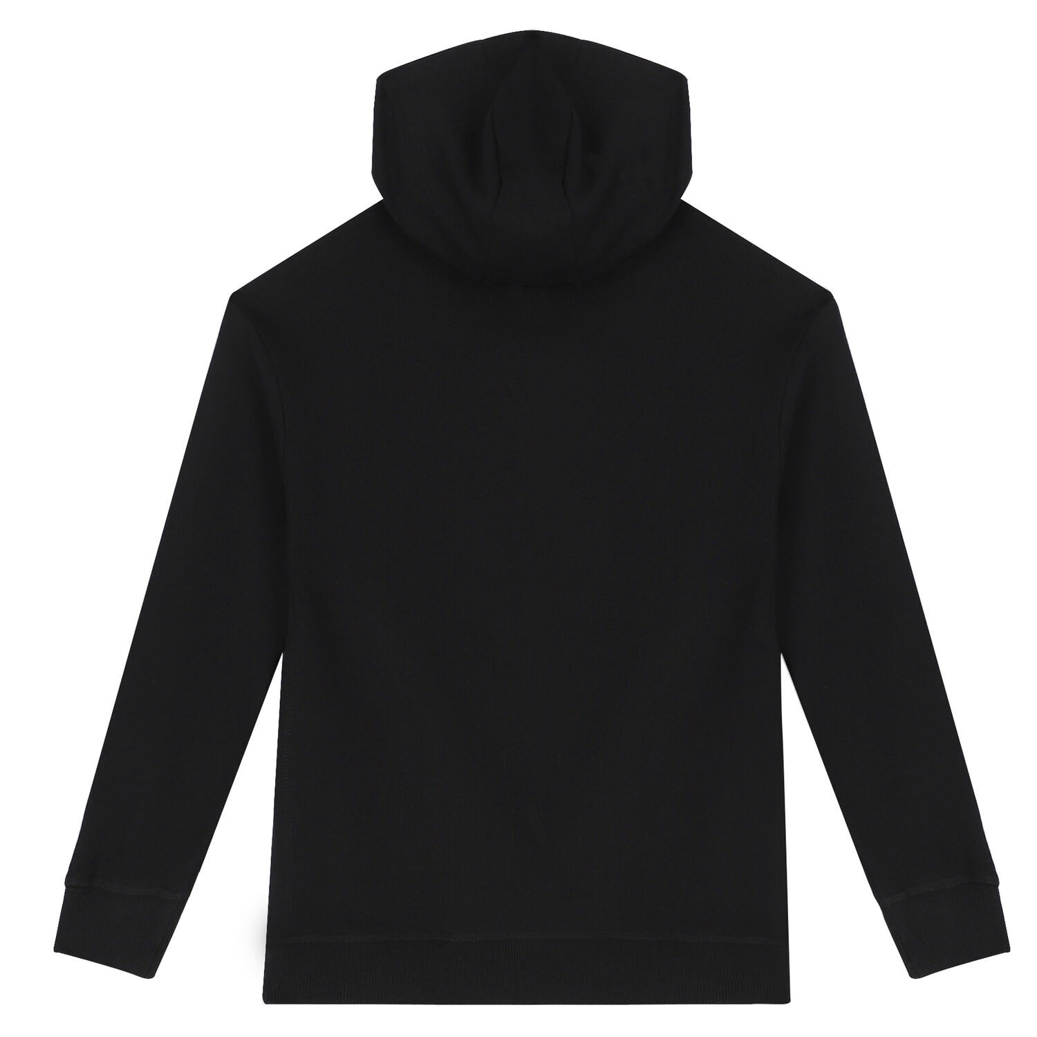 Boys Black Logo Hooded Top, 3, hi-res image number null