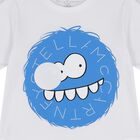 Boys White Logo T-Shirt, 1, hi-res