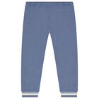 Younger Boys Ivory, Blue & Yellow 3-Piece Tracksuit, 1, hi-res