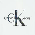 Boys White Logo T-Shirt, 1, hi-res