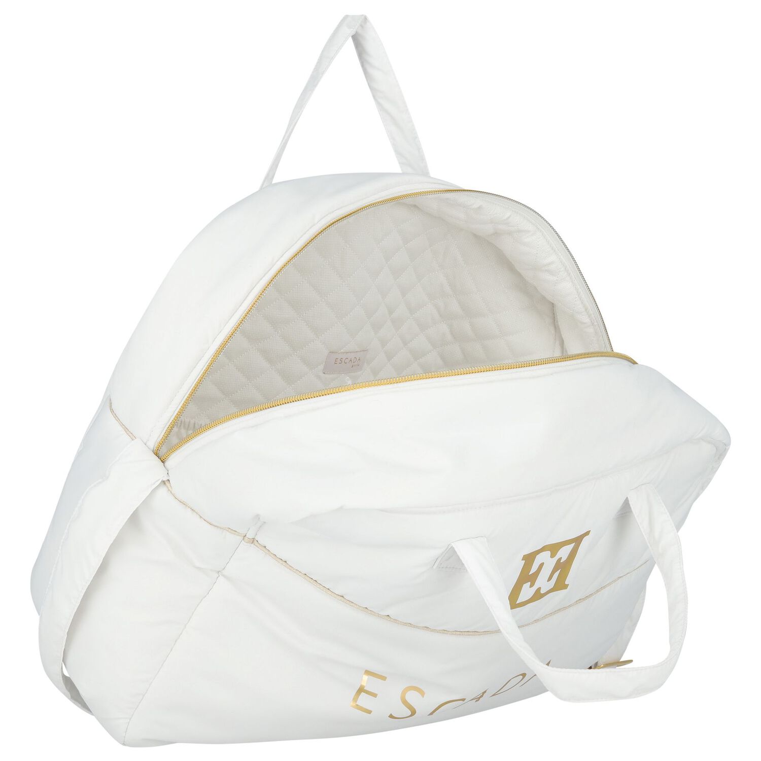 White Logo Baby Changing Bag, 1, hi-res