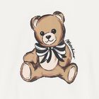 Girls Ivory & Black Teddy Bear Leggings Set, 1, hi-res