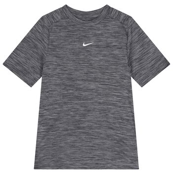 Boys Grey Logo T-Shirt