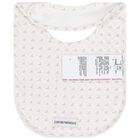 White & Beige Logo Babygrow Set, 1, hi-res