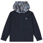 Boys Navy Blue & Blue Tracksuit Set (3 Piece), 1, hi-res