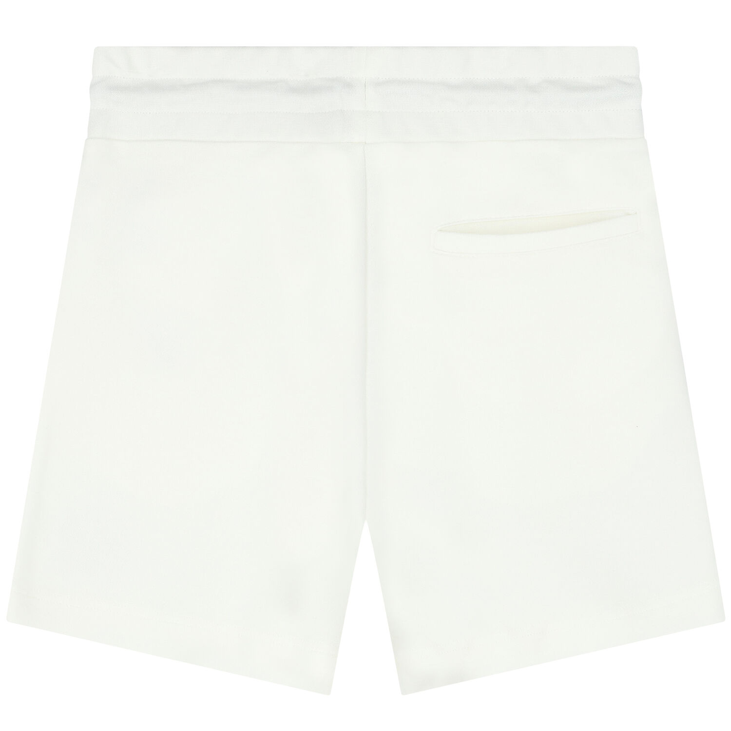 Boys White Logo Shorts, 1, hi-res