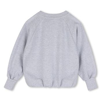 Girls Grey Logo Sweatshirt