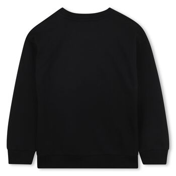 Boys Black Logo Sweatshirt