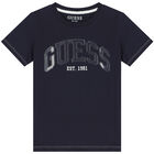 Boys Navy Blue Logo T-Shirt, 4, hi-res
