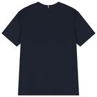 Boys Navy Blue Logo T-Shirt, 1, hi-res