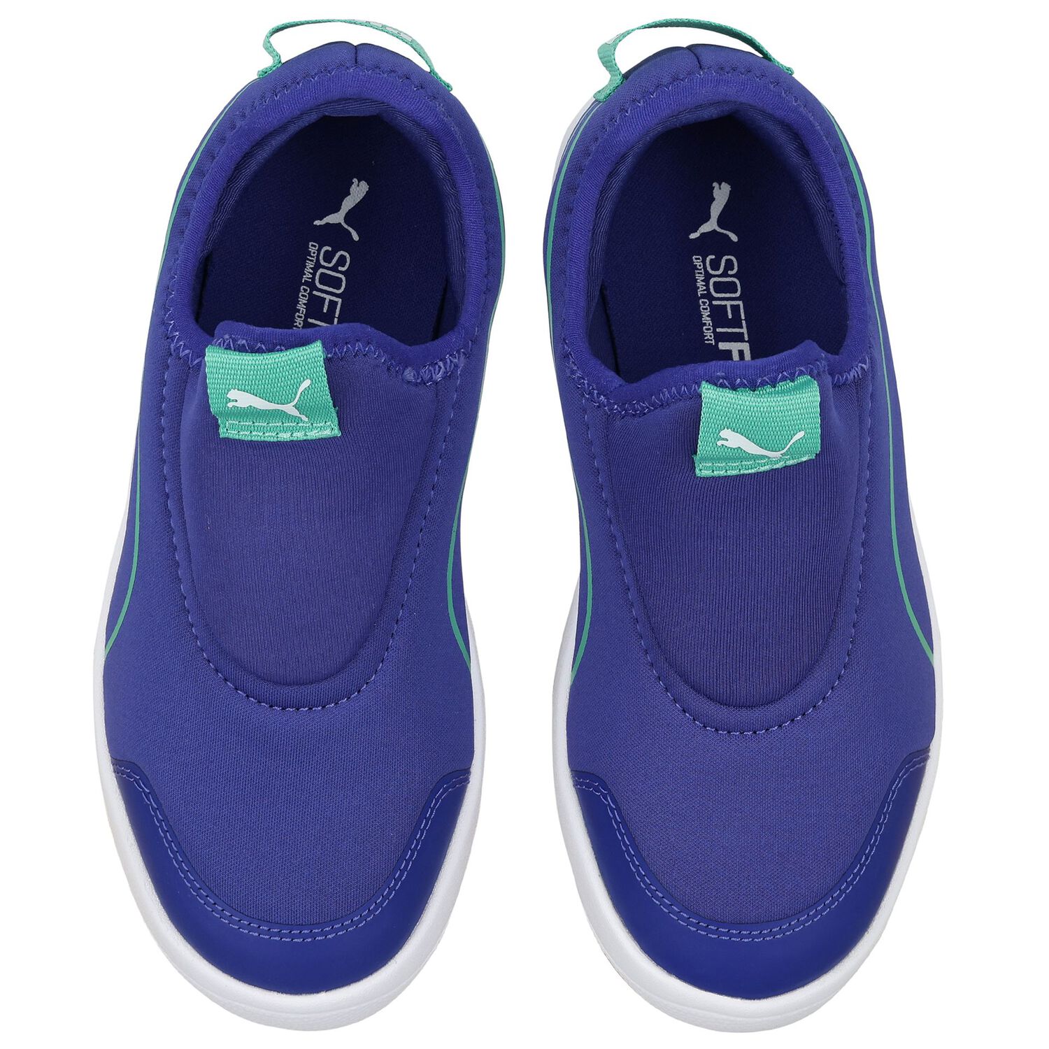 Boys Blue Courtflex v3 Slip On Trainers, 1, hi-res
