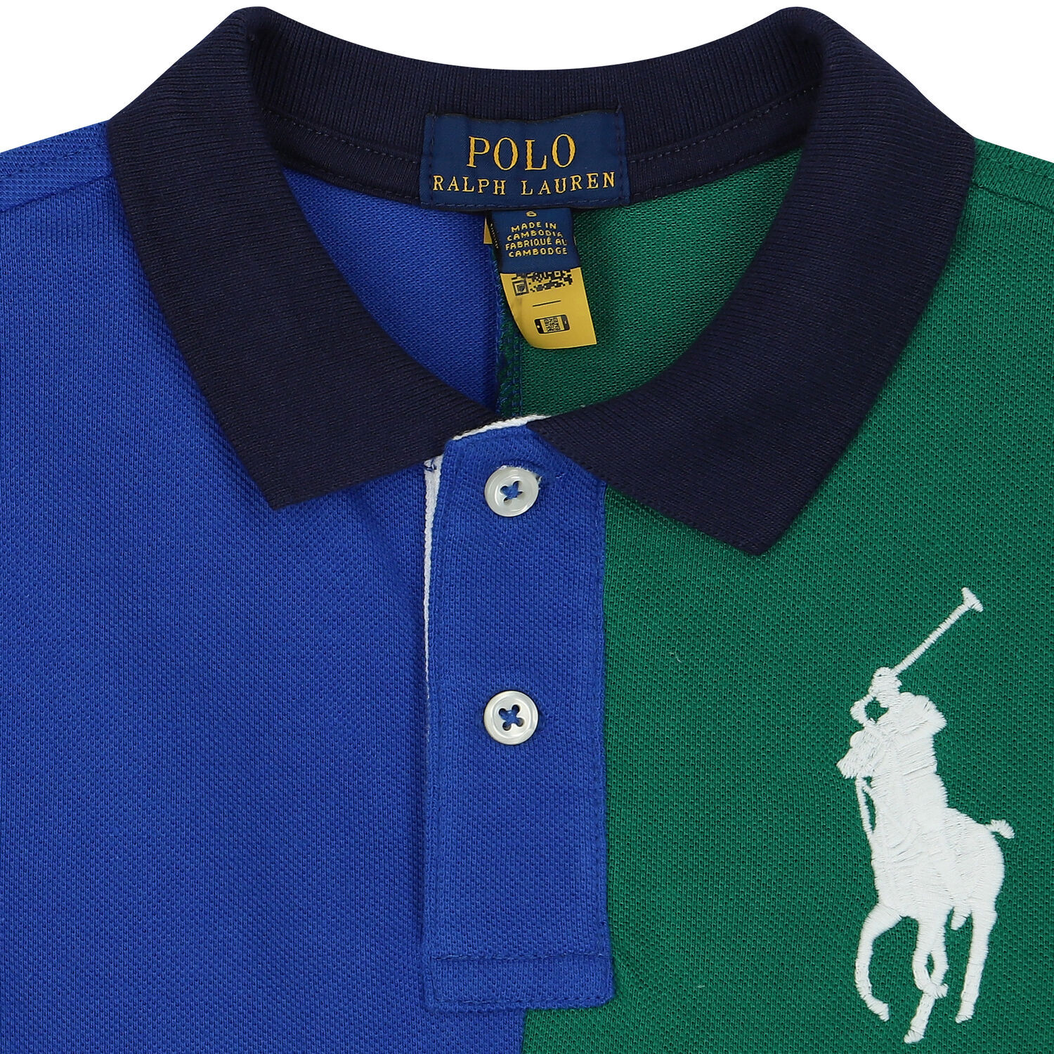 Boys Multi-Colored Logo Polo Shirt, 1, hi-res image number null
