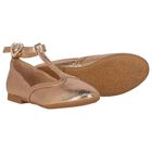 Girls Rose Gold Shoes, 1, hi-res