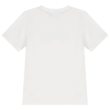 Boys White Logo T-Shirt