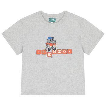 Grey Elephant Logo T-Shirt