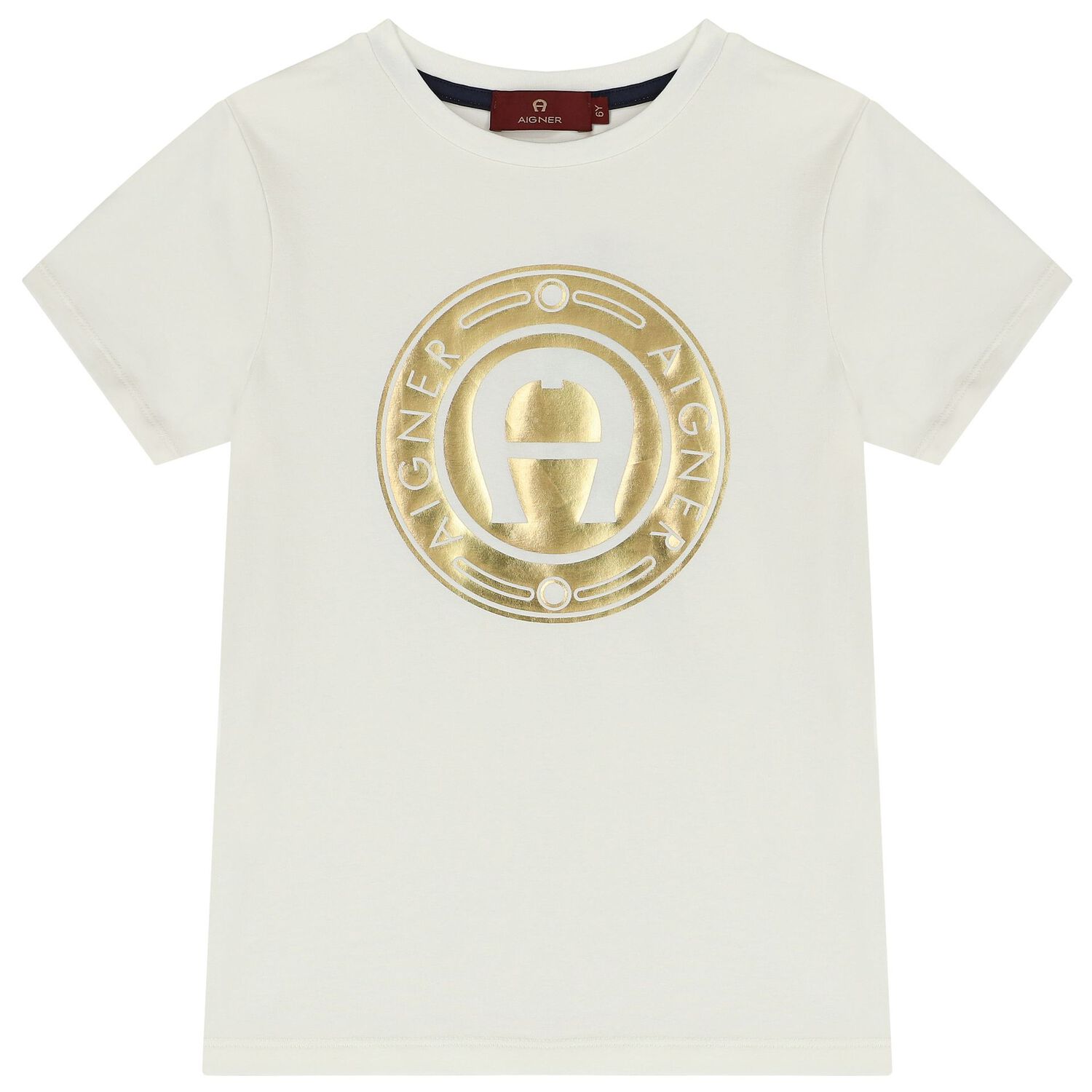 Boys White & Navy Blue Logo Pyjamas, 1, hi-res image number null