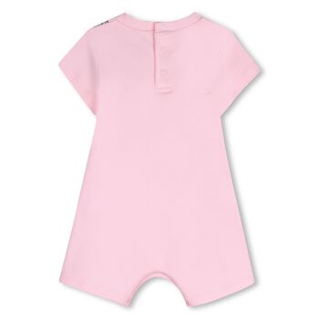 Baby Girls Pink Bag Romper