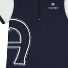 Boys Navy Blue Logo Polo Shirt, 1, hi-res