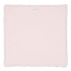 Baby Girls Pink Ruffled Blanket, 1, hi-res