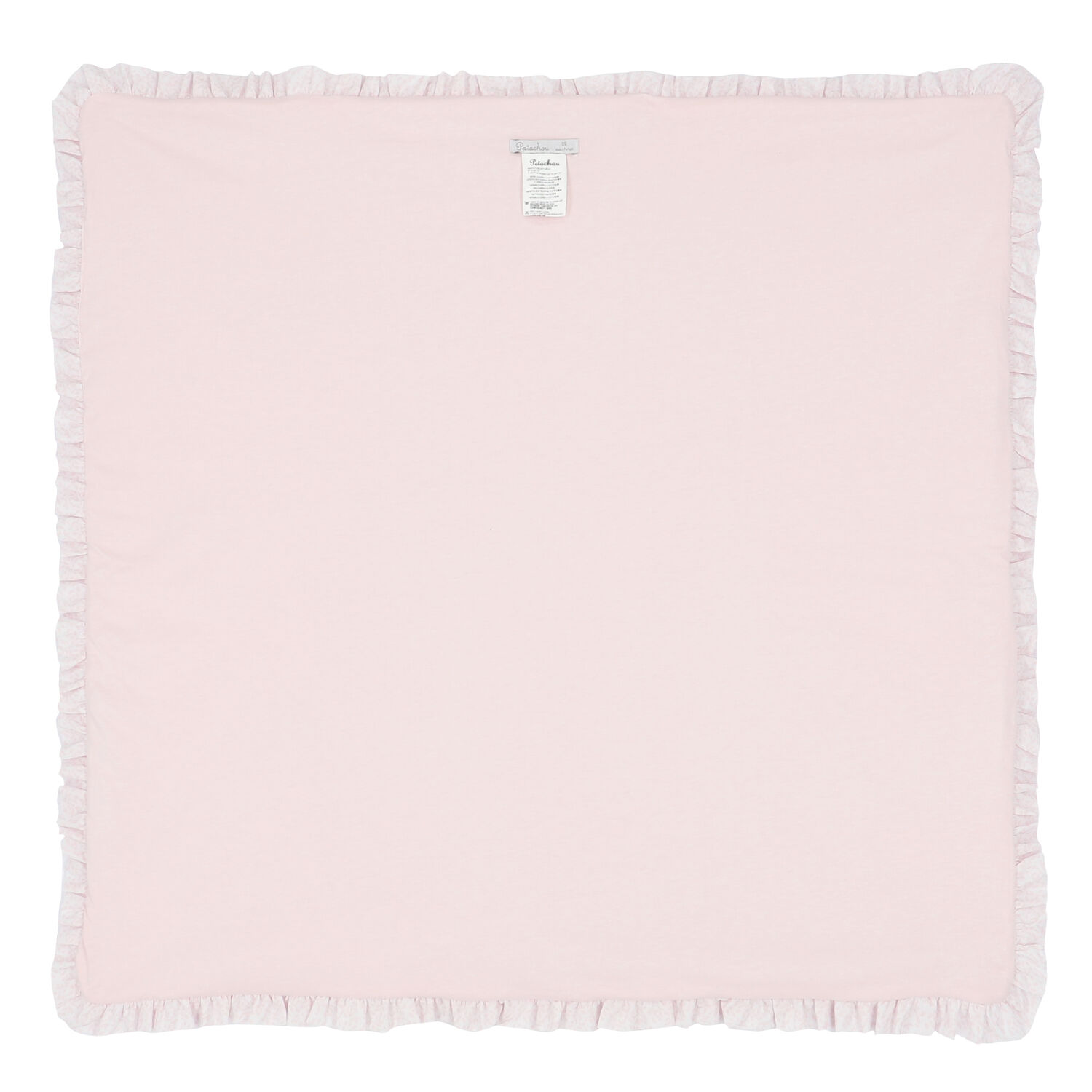 Baby Girls Pink Ruffled Blanket, 1, hi-res