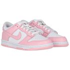 Girls Pink & White Dunk Low Trainers, 2, hi-res