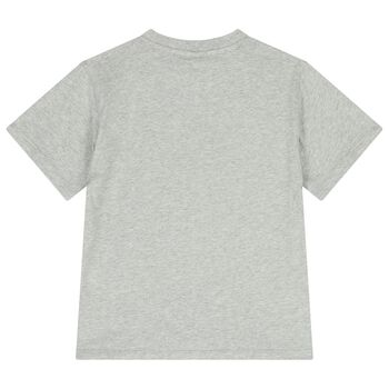 Boys Grey Logo T-Shirt
