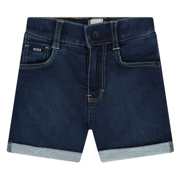 Younger Boys Blue Denim Shorts