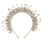 Girls Gold Embellished Headband, 1, hi-res