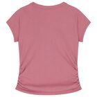 Girls Pink Logo T-Shirt, 1, hi-res